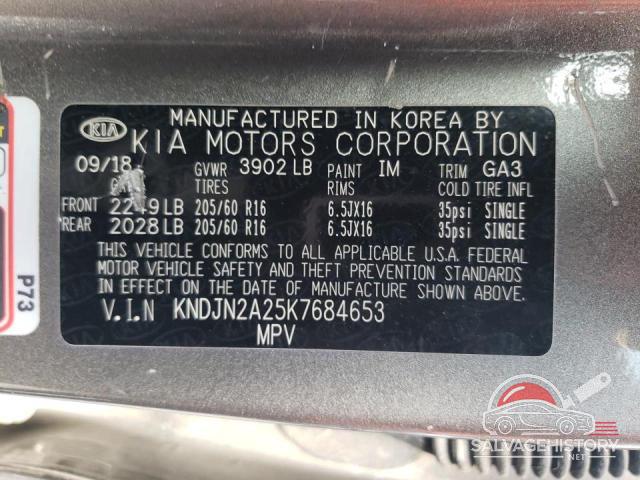 KNDJN2A25K7684653 2019 KIA SOUL photo no. 13