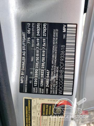 WDCGG8HB2CF933618 2012 MERCEDES-BENZ GLK-CLASS photo no. 13