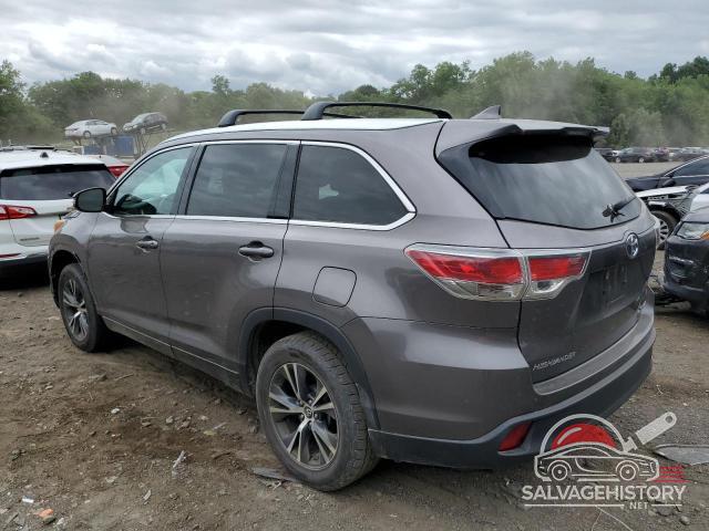 5TDJKRFH6GS331804 2016 TOYOTA HIGHLANDER photo no. 2