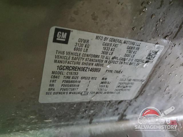 1GCRCREH0EZ146869 2014 CHEVROLET ALL Models photo no. 12