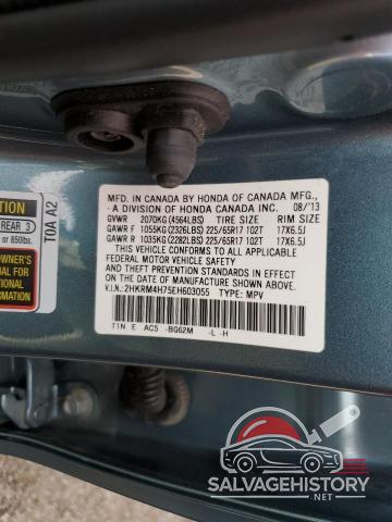 2HKRM4H75EH603055 2014 HONDA CRV photo no. 13