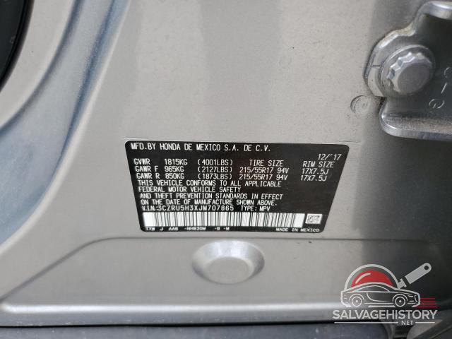 3CZRU5H3XJM707865 2018 HONDA HR-V photo no. 12