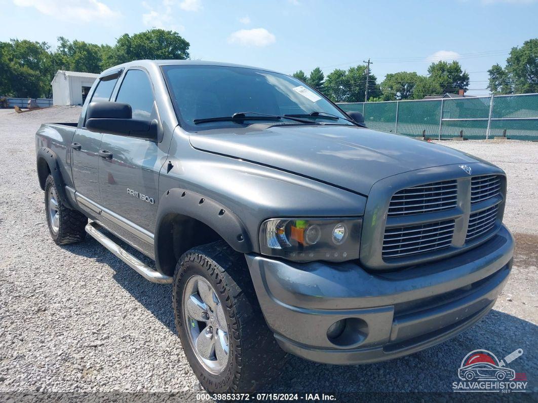 1D7HU18D15S202545 2005 DODGE RAM 1500 photo no. 9