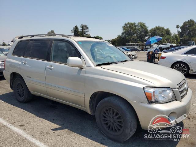JTEDW21A260015252 2006 TOYOTA HIGHLANDER photo no. 4