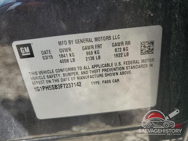 1G1PH5SB3F7237142 2015 CHEVROLET CRUZE photo no. 12