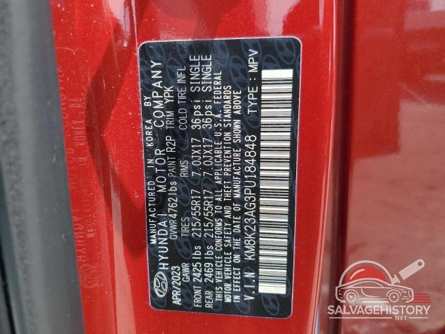 KM8K23AG3PU184848 2023 HYUNDAI KONA photo no. 14