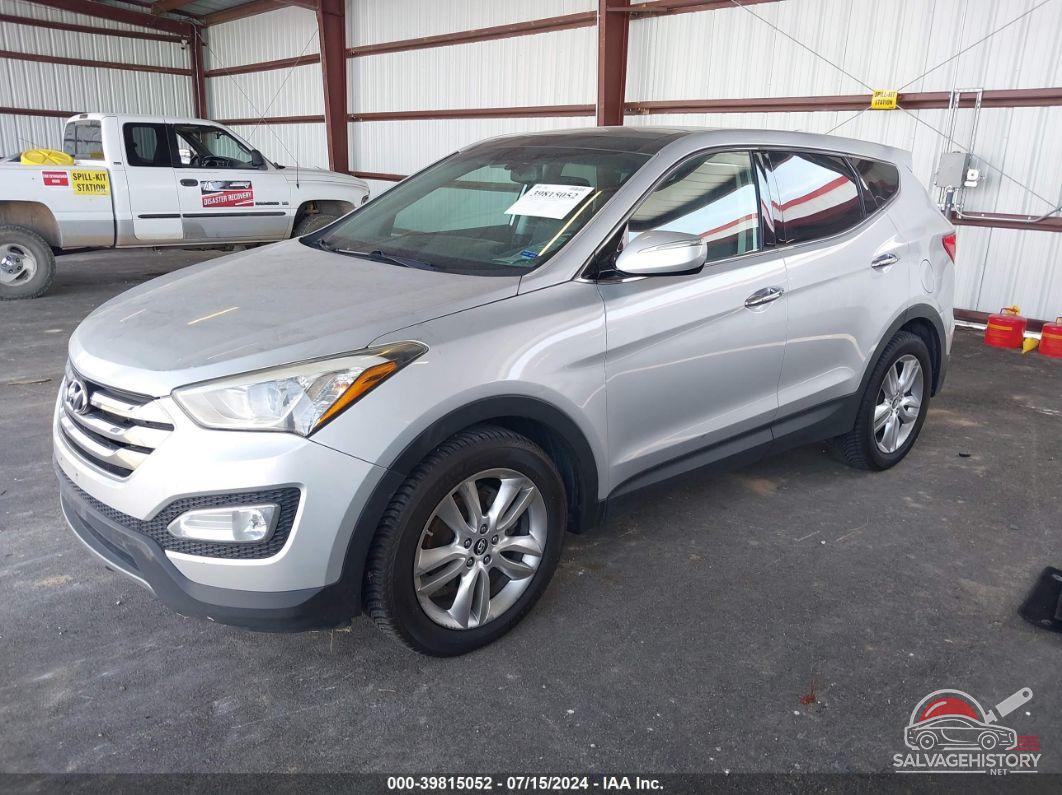 5XYZWDLA8DG004735 2013 HYUNDAI SANTA FE SPORT photo no. 2
