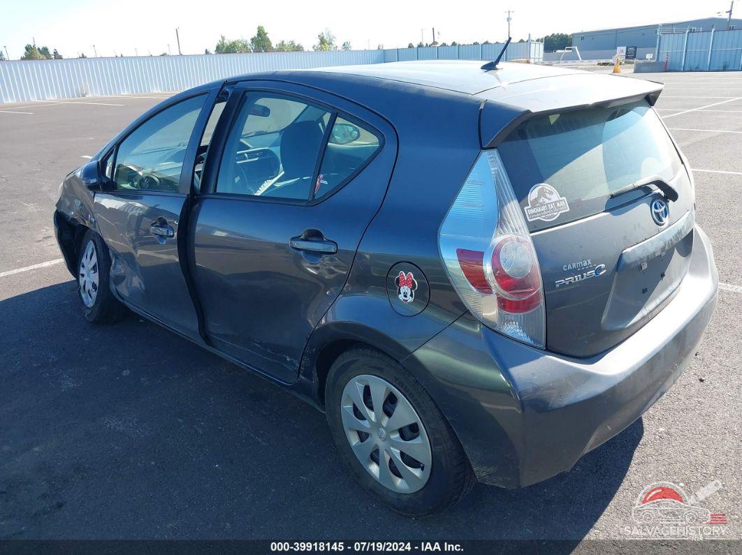 JTDKDTB30C1504925 2012 TOYOTA PRIUS C photo no. 3