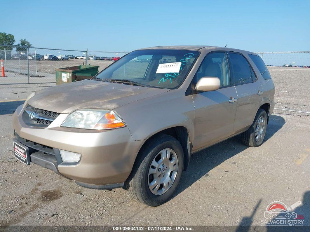 2HNYD18291H504170 2001 ACURA MDX photo no. 2