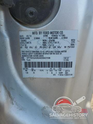 1FTSX2A50AEB43108 2010 FORD F250 photo no. 13