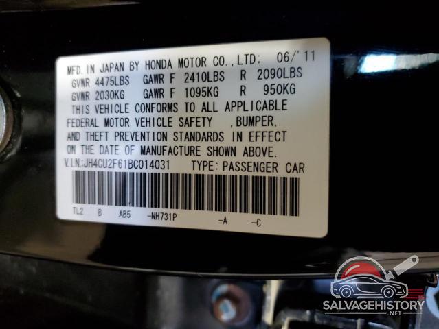 JH4CU2F61BC014031 2011 ACURA TSX photo no. 12