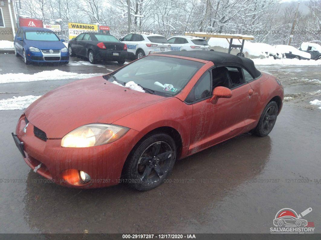 4A3AL25F87E016865 2007 MITSUBISHI ECLIPSE photo no. 2