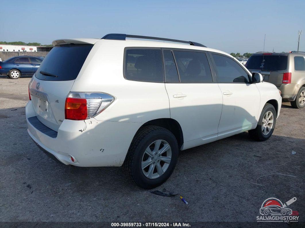 JTEES41A992119080 2009 TOYOTA HIGHLANDER photo no. 4