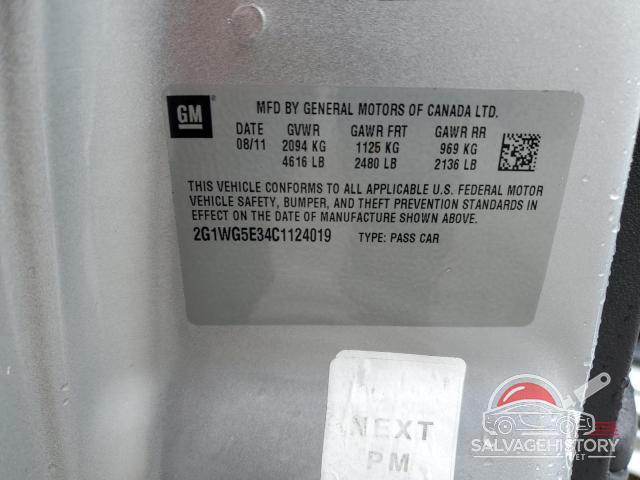 2G1WG5E34C1124019 2012 CHEVROLET IMPALA photo no. 12