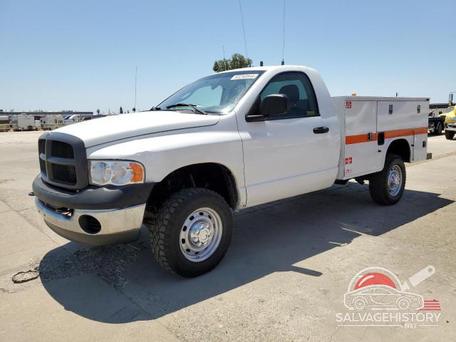 3D7KS26D45G800043 2005 DODGE RAM 2500 photo no. 6