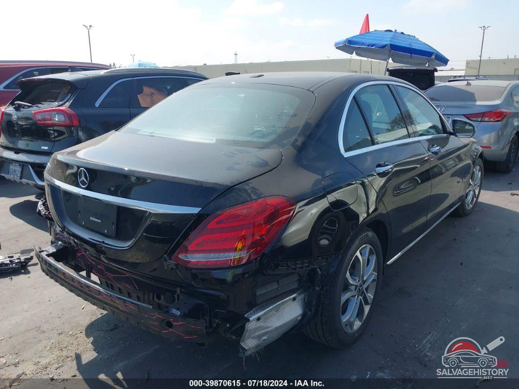 55SWF4JB8JU257022 2018 MERCEDES-BENZ C 300 photo no. 4