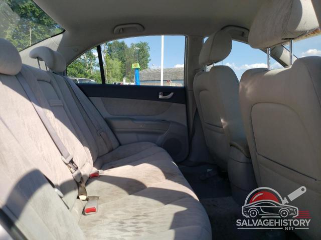 5NPET46CX6H154555 2006 HYUNDAI SONATA photo no. 10