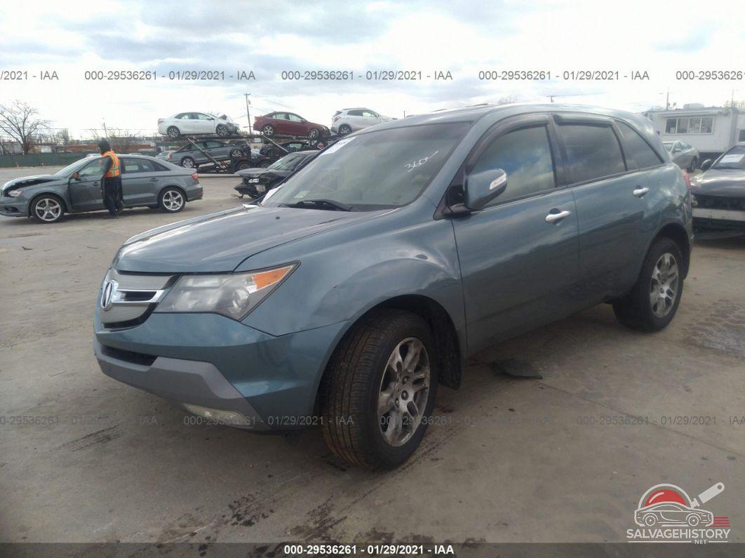 2HNYD28317H536232 2007 ACURA MDX photo no. 2