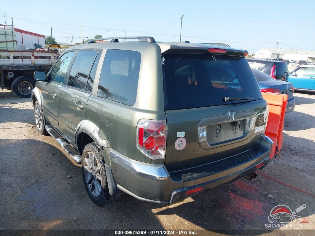 2HKYF185X6H529698 2006 HONDA PILOT photo no. 3