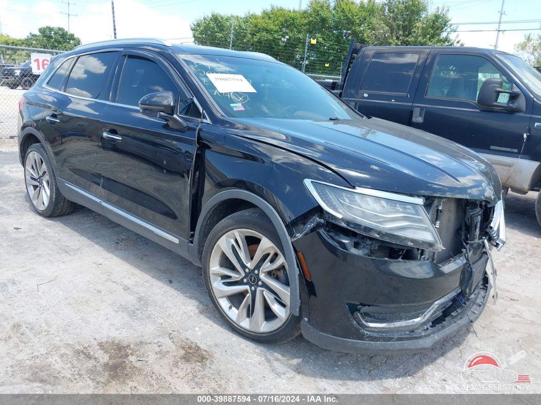 2LMPJ7JP5GBL55691 2016 LINCOLN MKX photo no. 10