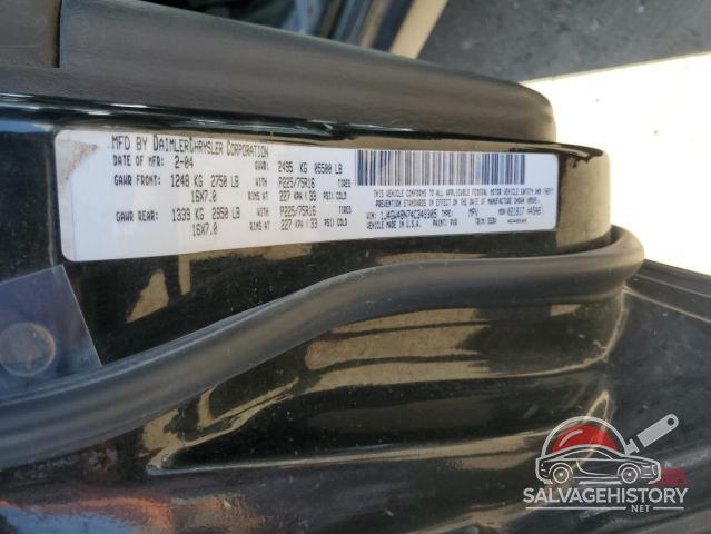 1J4GW48N74C349305 2004 JEEP GRAND CHER photo no. 13