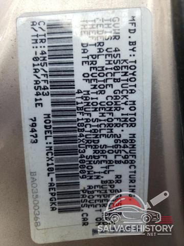 4T1BF18B4XU340009 1999 TOYOTA AVALON photo no. 13