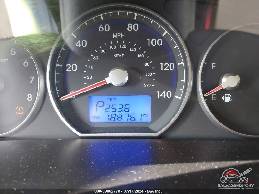 5NMSKDAG7AH338454 2010 HYUNDAI SANTA FE photo no. 7