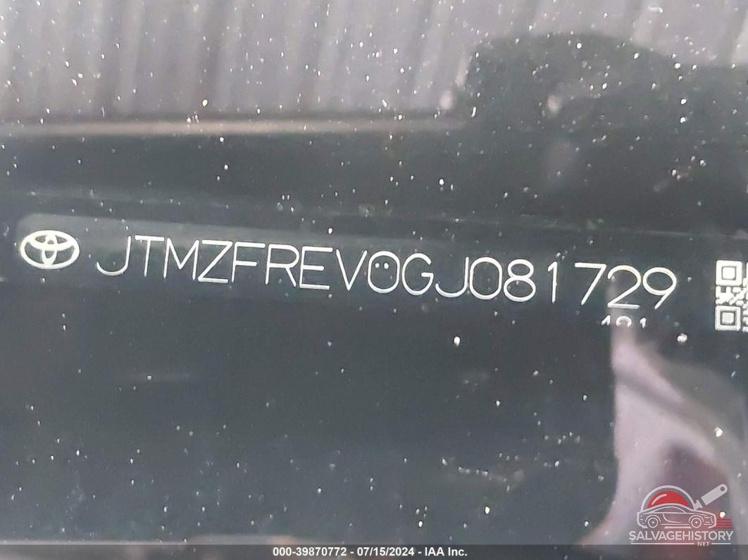 JTMZFREV0GJ081729 2016 TOYOTA RAV4 photo no. 9