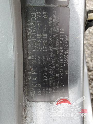KNADC165246194712 2004 KIA RIO photo no. 12