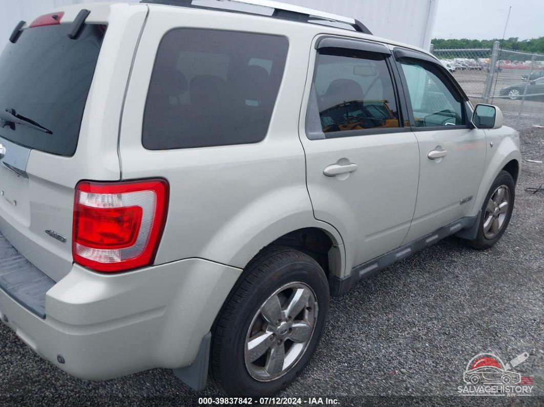 1FMCU94198KD00768 2008 FORD ESCAPE photo no. 4
