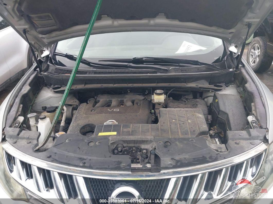 JN8AZ18W09W143957 2009 NISSAN MURANO photo no. 10
