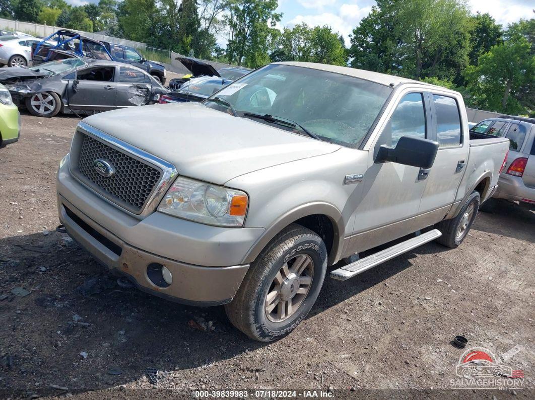 1FTPW14556FA19805 2006 FORD F150 photo no. 2