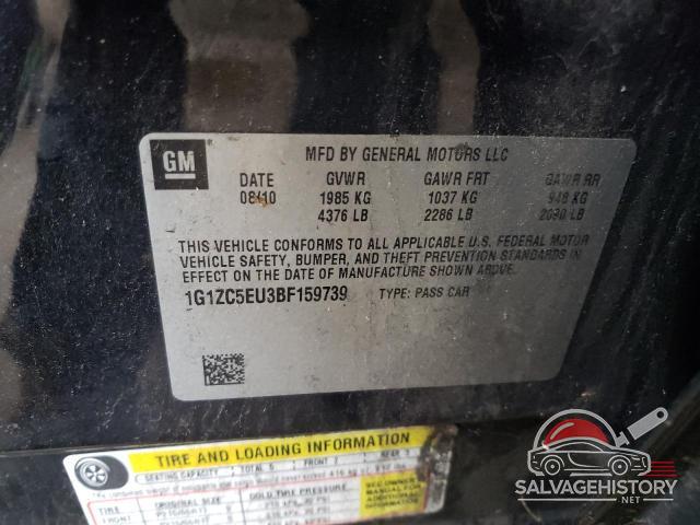 1G1ZC5EU3BF159739 2011 CHEVROLET MALIBU photo no. 12