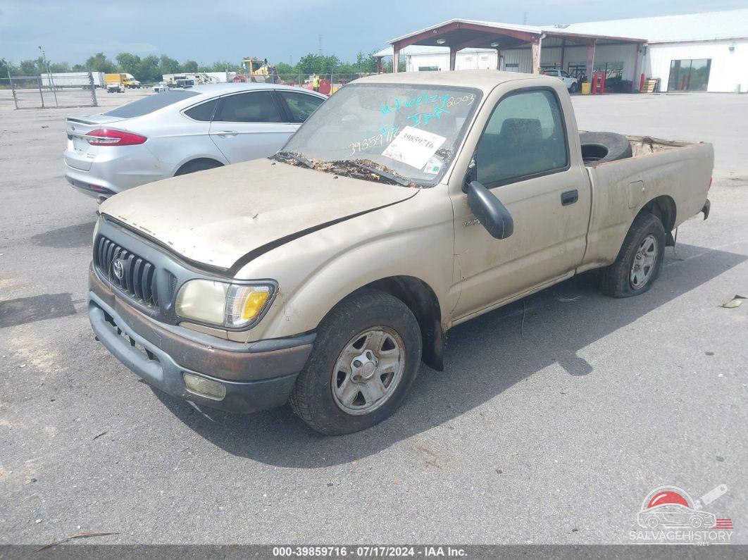 5TENL42N93Z200862 2003 TOYOTA TACOMA photo no. 2