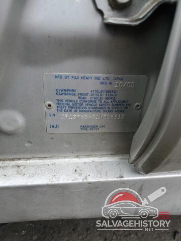 JF1SF65681H752318 2001 SUBARU FORESTER photo no. 12