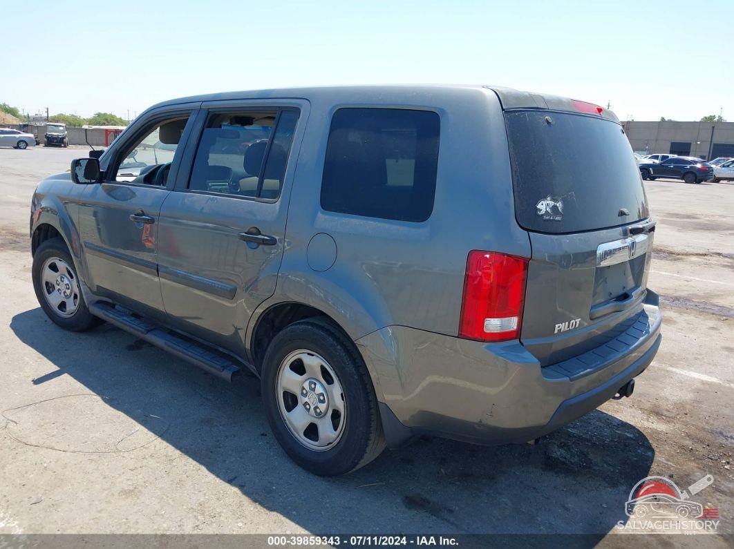 5FNYF38259B003774 2009 HONDA PILOT photo no. 3