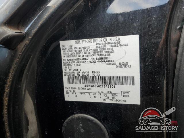 1LNHM86S82Y645106 2002 LINCOLN LS SERIES photo no. 12