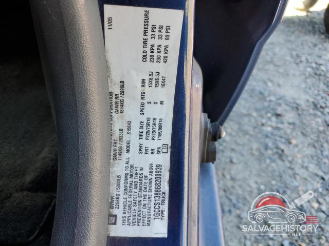 1GCCS138868200939 2006 CHEVROLET COLORADO photo no. 12