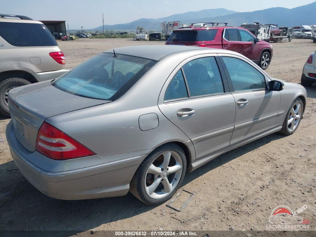 WDBRF40J05F711092 2005 MERCEDES-BENZ C 230 photo no. 4
