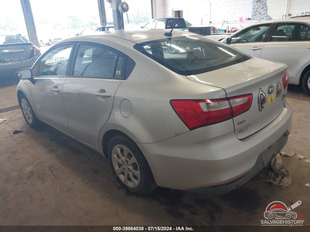 KNADM4A31G6668299 2016 KIA RIO photo no. 3