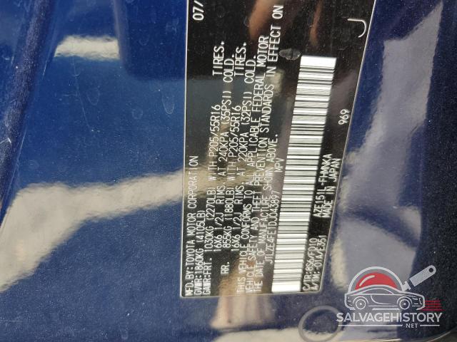 JTLZE4FE1DJ043897 2013 TOYOTA SCION photo no. 13