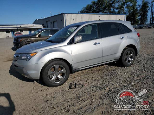2HNYD28759H501490 2009 ACURA MDX photo no. 6