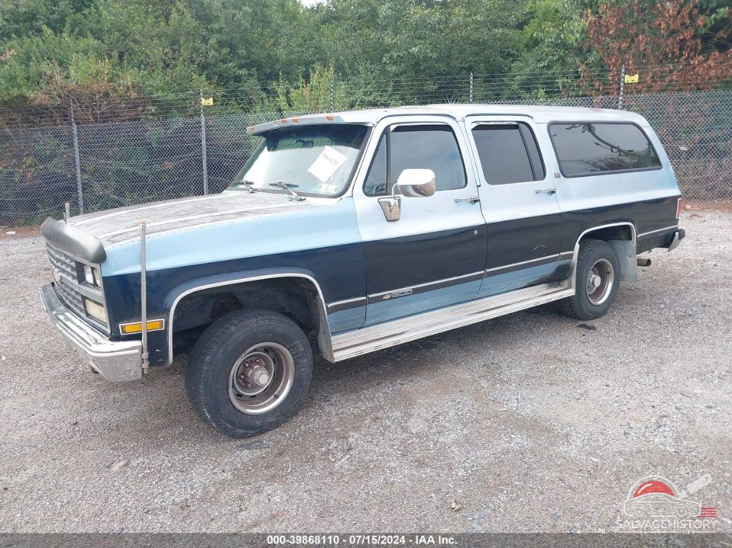 1GNEV16K7MF143110 1991 CHEVROLET SUBURBAN photo no. 2
