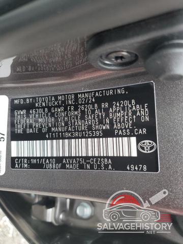 4T1T11BK3RU125395 2024 TOYOTA CAMRY photo no. 12