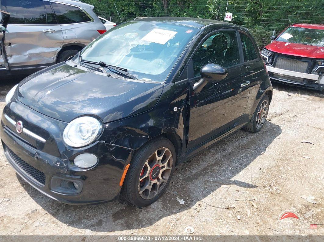 3C3CFFBR3DT674327 2013 FIAT 500 photo no. 2