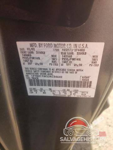 1FTRX17W32KC04642 2002 FORD All Models photo no. 12