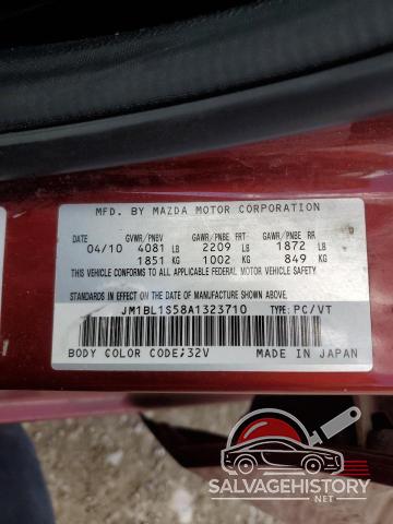 JM1BL1S58A1323710 2010 MAZDA MAZDA3 photo no. 12