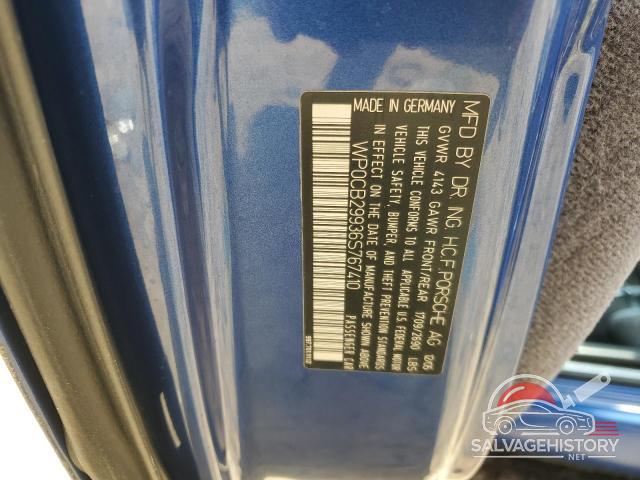 WP0CB29936S767410 2006 PORSCHE 911 photo no. 12