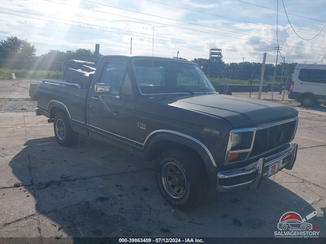 2FTCF15N9GCA98115 1986 FORD F150 photo no. 1