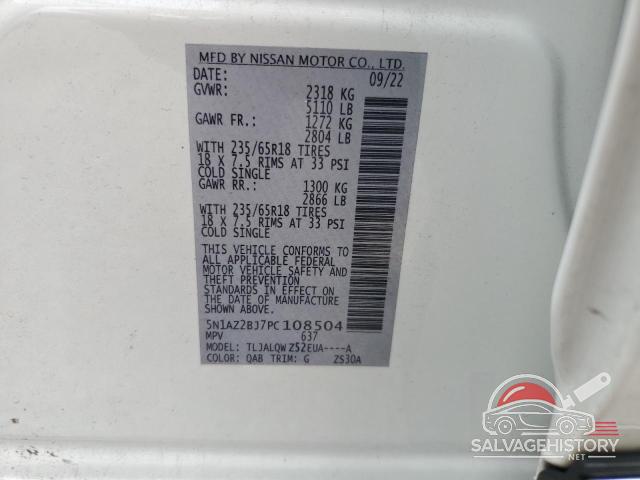 5N1AZ2BJ7PC108504 2023 NISSAN MURANO photo no. 13